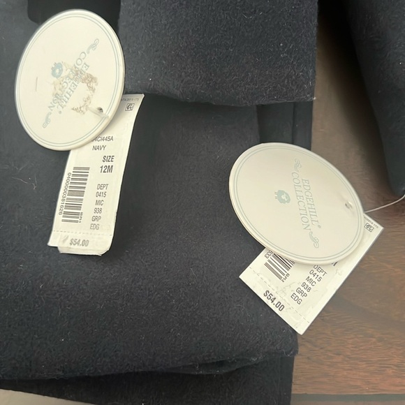 Edgehill Collection Baby Boy 12-24 Months Long Sleeve Button Front Dress Coat - Picture 11 of 11